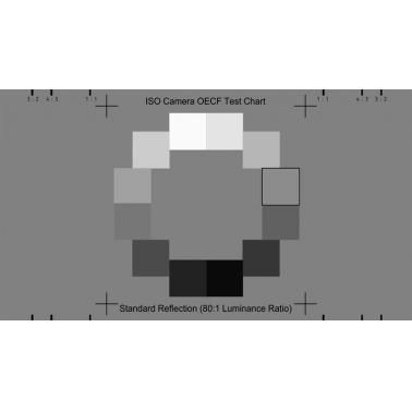 I3A / ISO 14524 Camera Contrast Chart